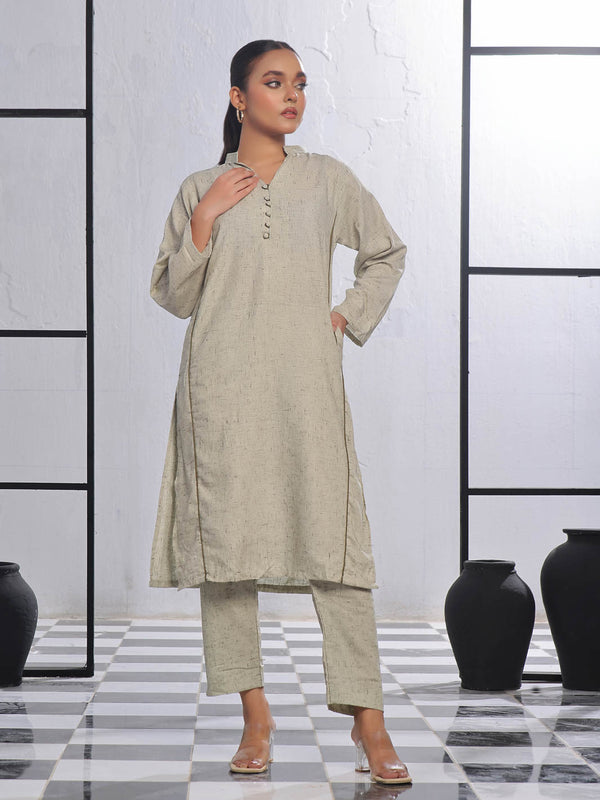 Kalidaar Co-Ord Set-Tea Olive