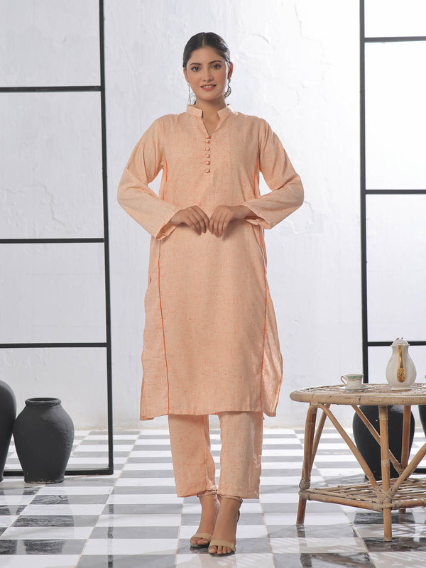 Kalidaar Co-Ord Set-Rustic Orange