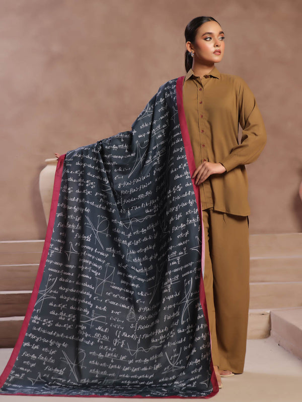 Maths Silk Dupatta