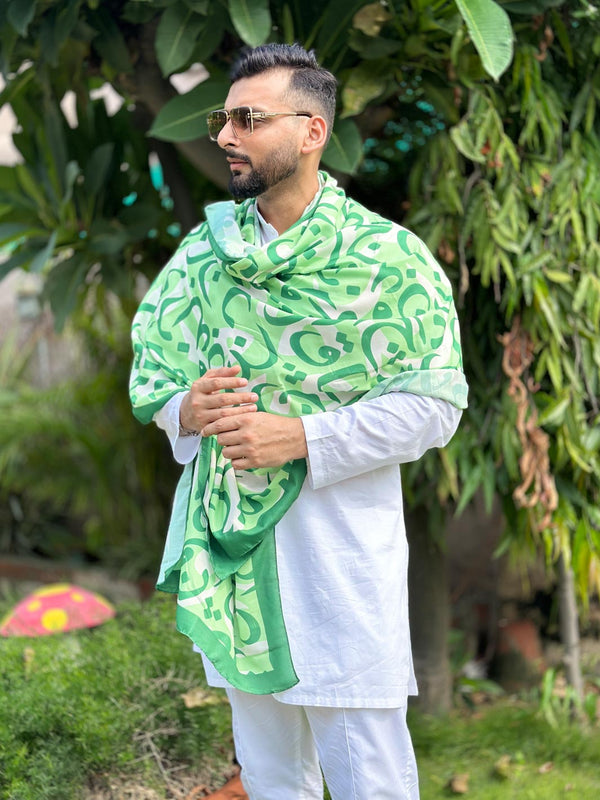 Hujoom Odhni (Green)